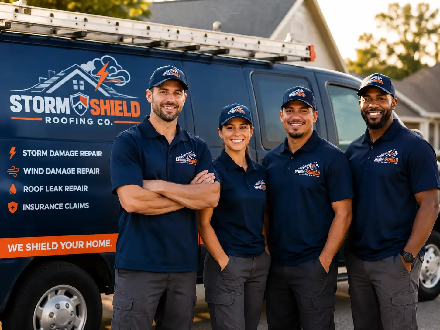 Storm Damage Roof Repair company in Akron, NY